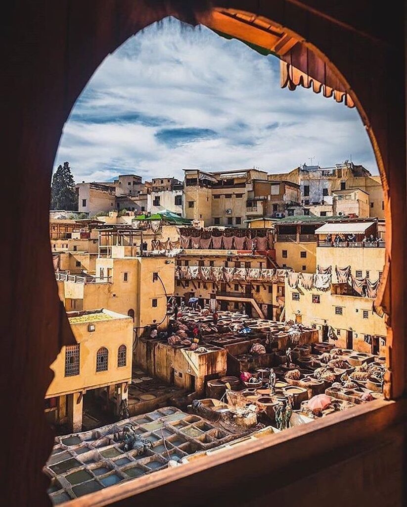 fes city where the narrow alleys and the beautiful things reside