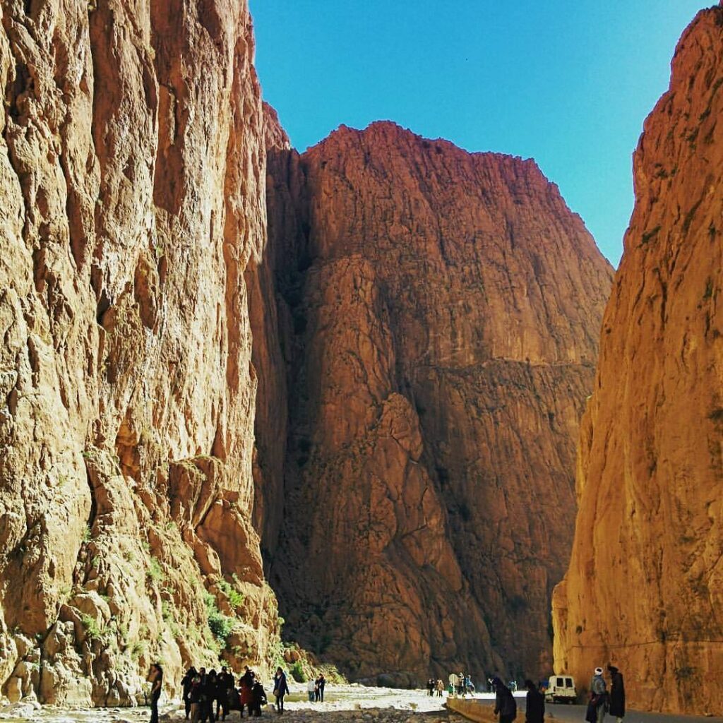 The gorges of Todra in Tinghir Morocco