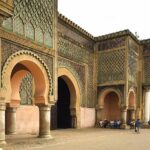 The gate of Moulay Ismail in Meknes Morocco