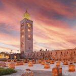 Kotubia of Marrakech where tourists of the world meet