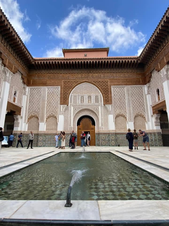 Bahia palace in Marrakech the red city of Morocco